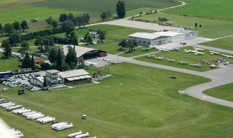 Panoramski let — Letališče Lesce